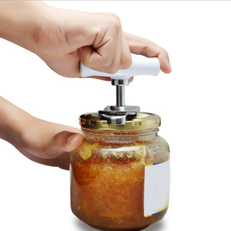 Stainless Steel Lids Off Jar Opener-gadget mae