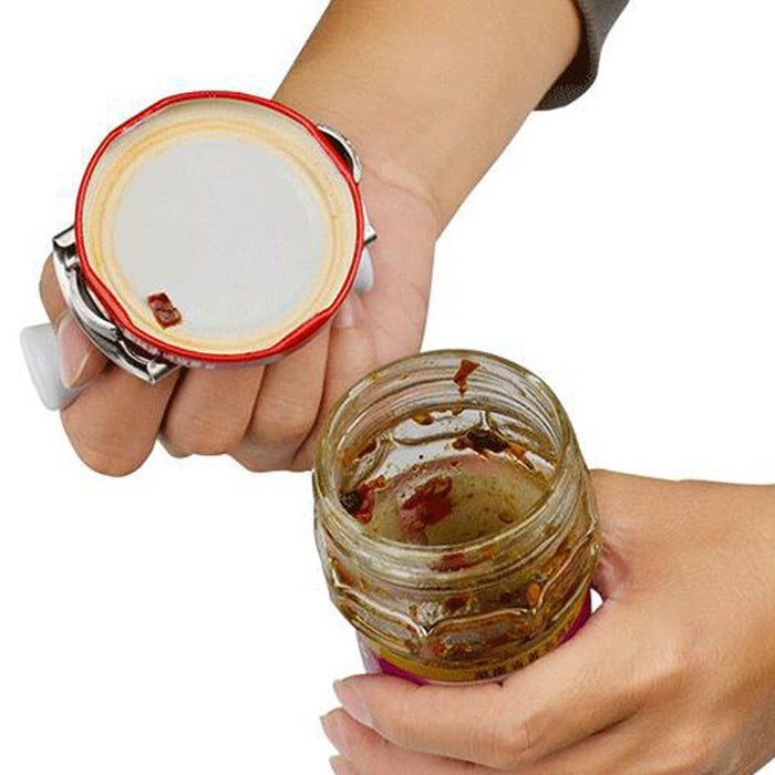 Stainless Steel Lids Off Jar Opener-gadget mae