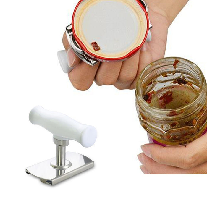 Stainless Steel Lids Off Jar Opener-gadget mae