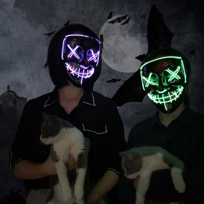 LED Halloween Mask-gadget mae