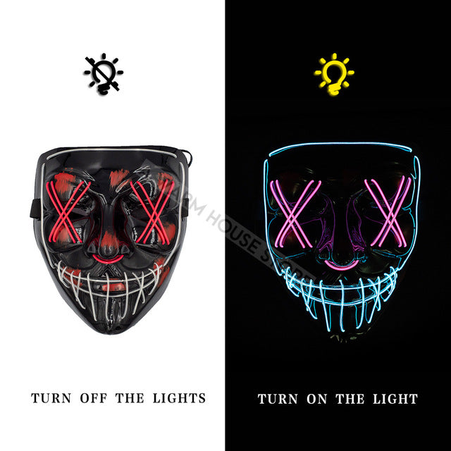 LED Halloween Mask-gadget mae