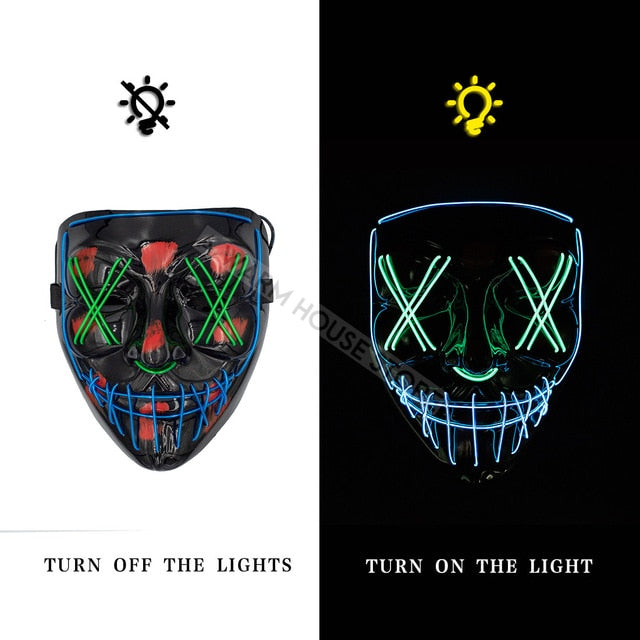 LED Halloween Mask-gadget mae