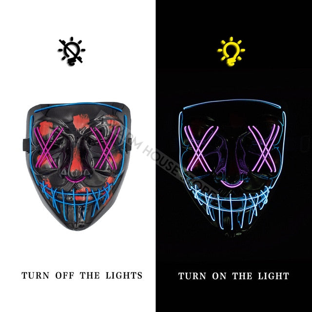 LED Halloween Mask-gadget mae