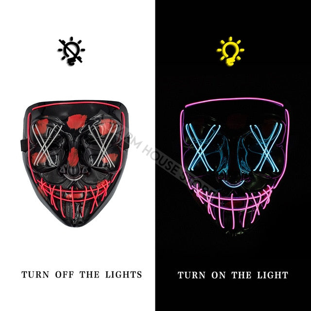LED Halloween Mask-gadget mae
