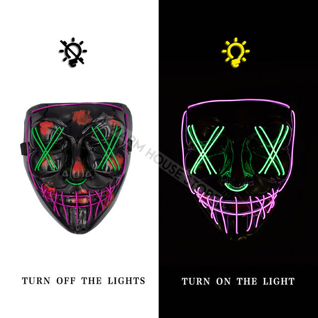 LED Halloween Mask-gadget mae