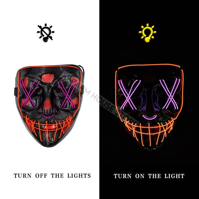 LED Halloween Mask-gadget mae