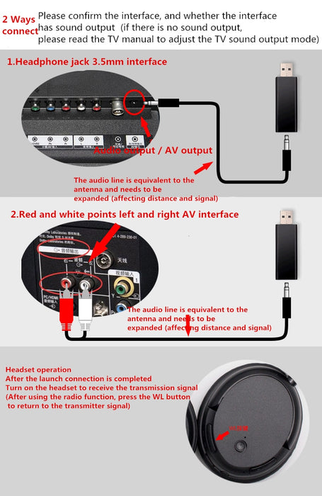 Wireless TV Headphones-gadget mae
