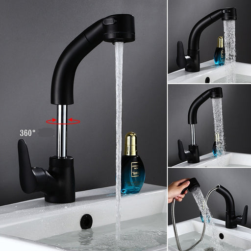 Height Adjustable Pull-out Sink Tap-gadget mae