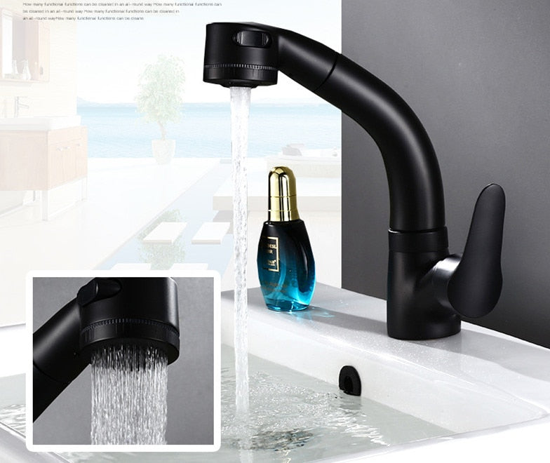 Height Adjustable Pull-out Sink Tap-gadget mae