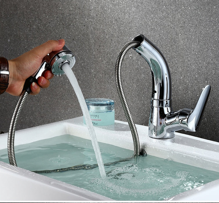 Height Adjustable Pull-out Sink Tap-gadget mae