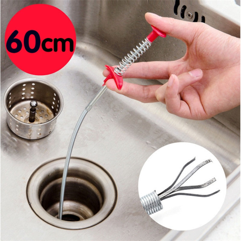 Spring Pipe Dredging Tool.-gadget mae
