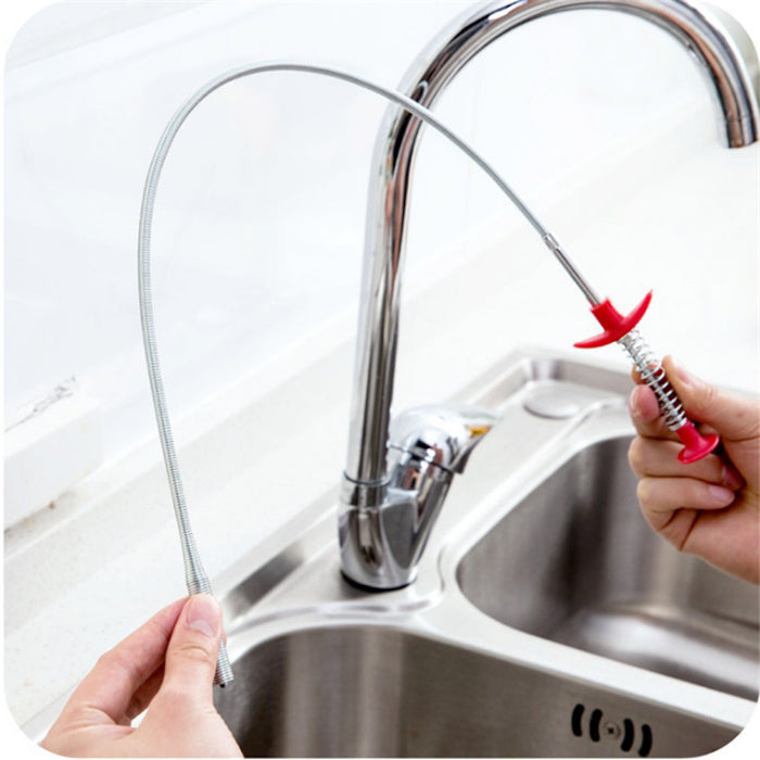 Spring Pipe Dredging Tool.-gadget mae