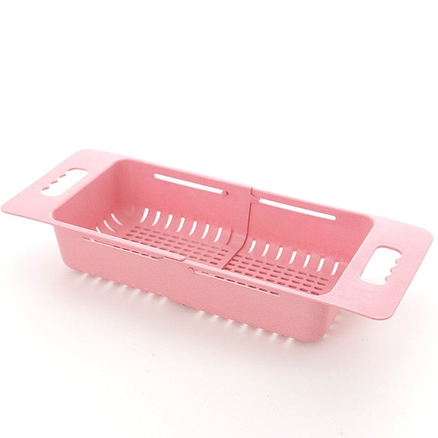Adjustable Retractable Drain Basket.-gadget mae