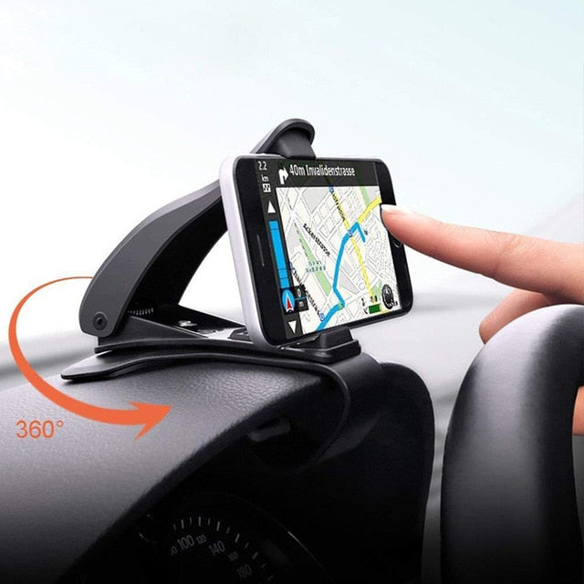 Dashboard Clip Mount Car Phone Holder Rotatable-gadget mae