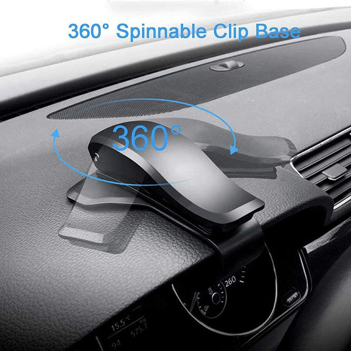 Dashboard Clip Mount Car Phone Holder Rotatable-gadget mae